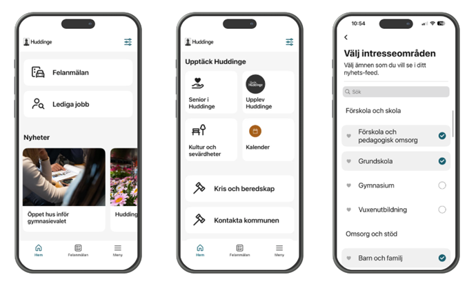 Beskrivning av felanmälningsappen